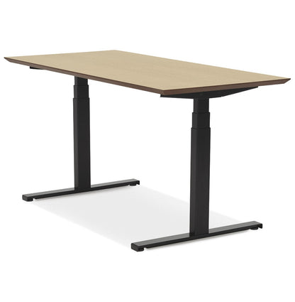 Natura | Luxe Elektrisch Zit/Sta-Bureau – Natuurlijke Houtafwerking – 150x70 cm-OfficeKing