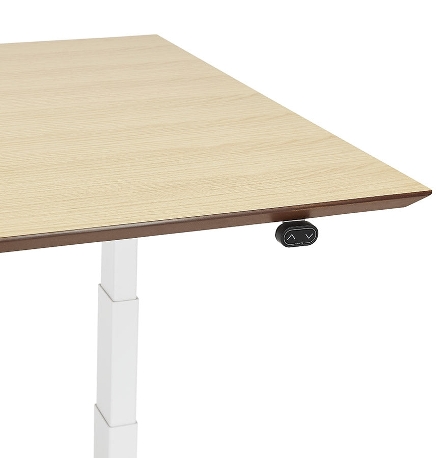 Bionique | Luxe Elektrisch Zit/Sta-Bureau – Natuurlijke Houtafwerking – 150x70 cm