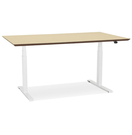Bionique | Luxe Elektrisch Zit/Sta-Bureau – Natuurlijke Houtafwerking – 150x70 cm-OfficeKing