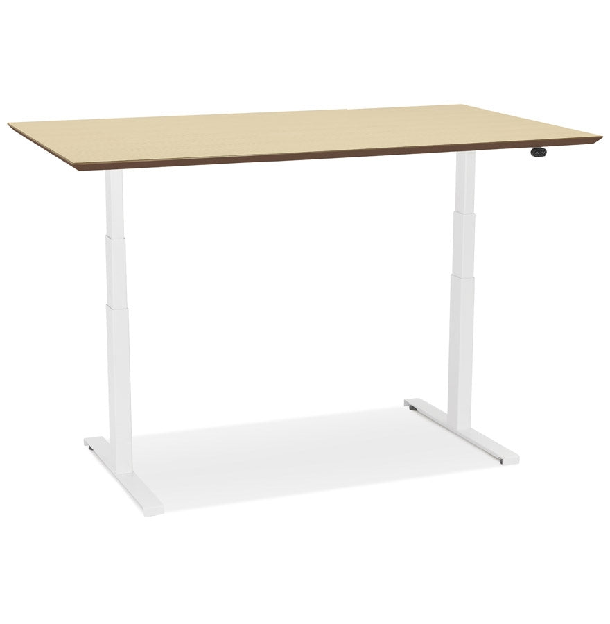 Bionique | Luxe Elektrisch Zit/Sta-Bureau – Natuurlijke Houtafwerking – 150x70 cm-OfficeKing