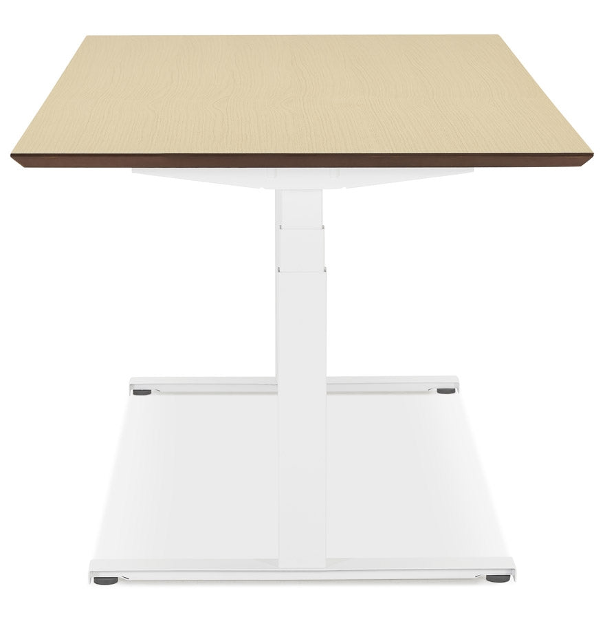 Bionique | Luxe Elektrisch Zit/Sta-Bureau – Natuurlijke Houtafwerking – 150x70 cm