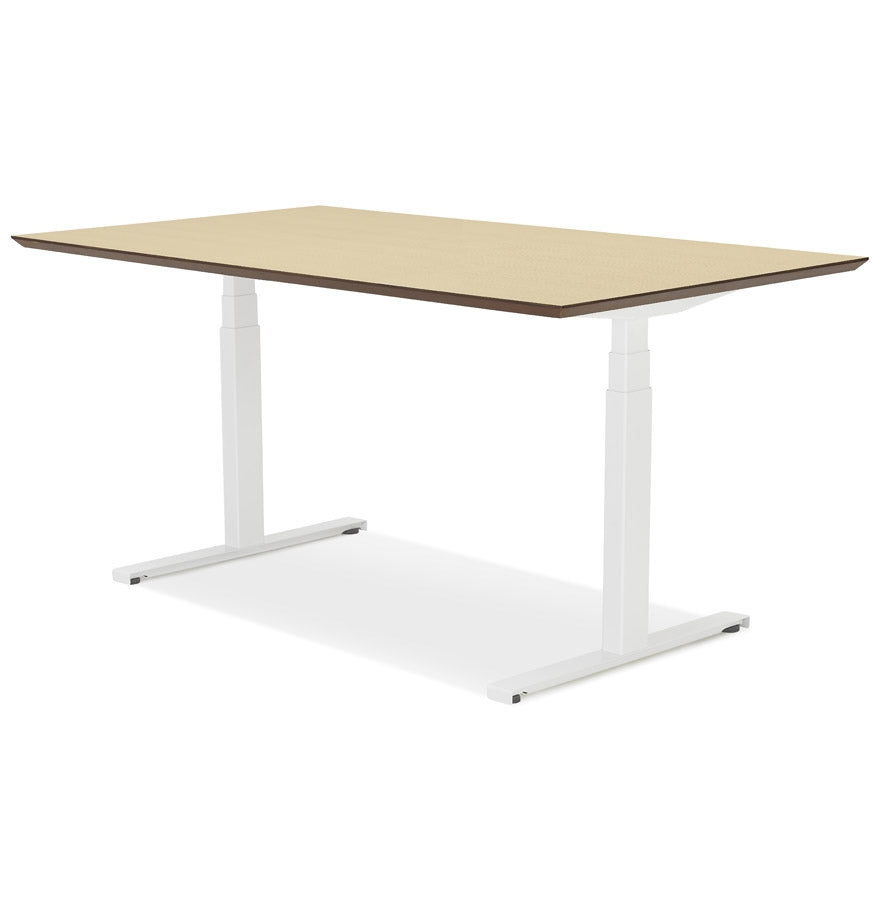 Bionique | Luxe Elektrisch Zit/Sta-Bureau – Natuurlijke Houtafwerking – 150x70 cm