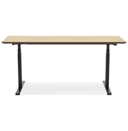 Natura | Luxe Elektrisch Zit/Sta-Bureau – Natuurlijke Houtafwerking – 180x90 cm-OfficeKing
