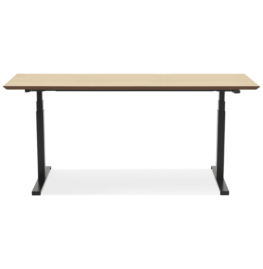 Natura | Luxe Elektrisch Zit/Sta-Bureau – Natuurlijke Houtafwerking – 180x90 cm