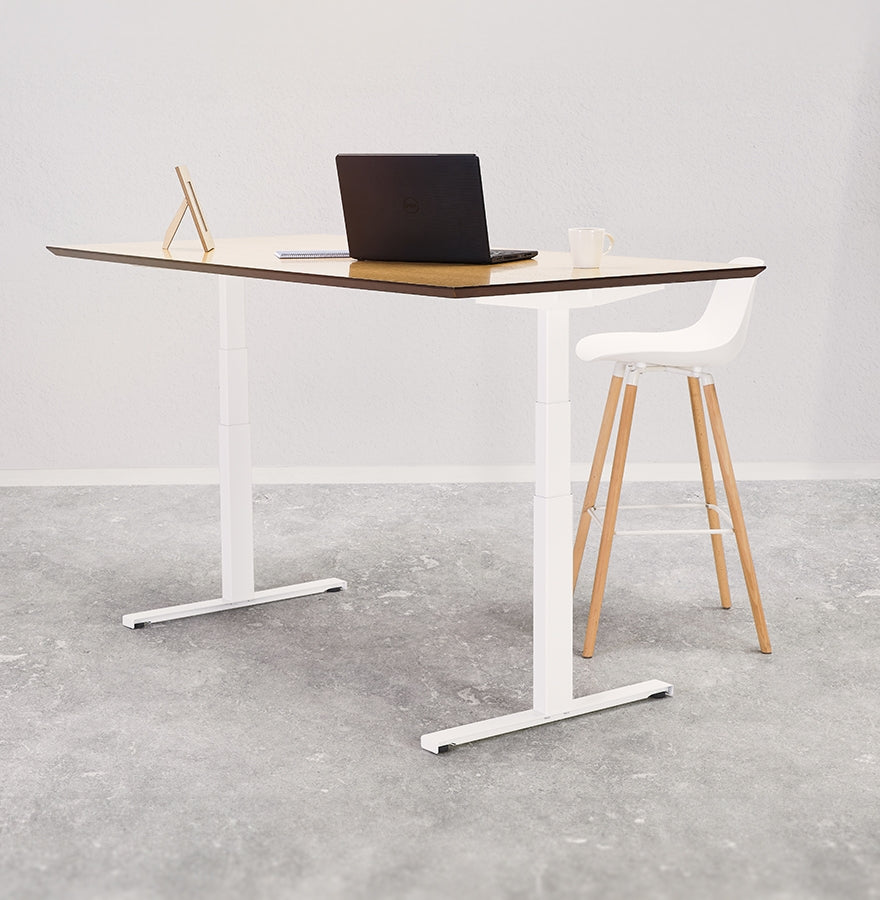 Bionique | Luxe Elektrisch Zit/Sta-Bureau – Natuurlijke Houtafwerking – 150x70 cm