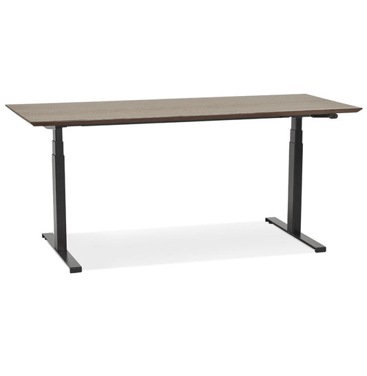 Noblesse | Elektrisch Zit/Sta-Bureau – Notenhout – 180x90 cm-OfficeKing