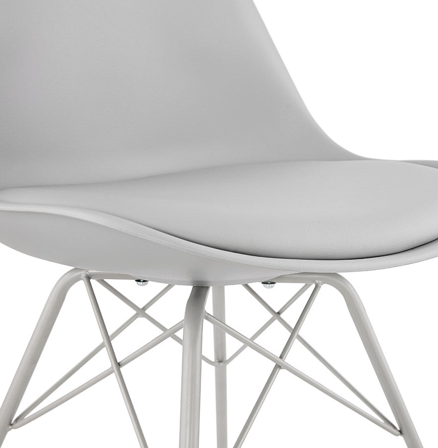 Virella | Grijze Designstoel – industriële elegantie-OfficeKing