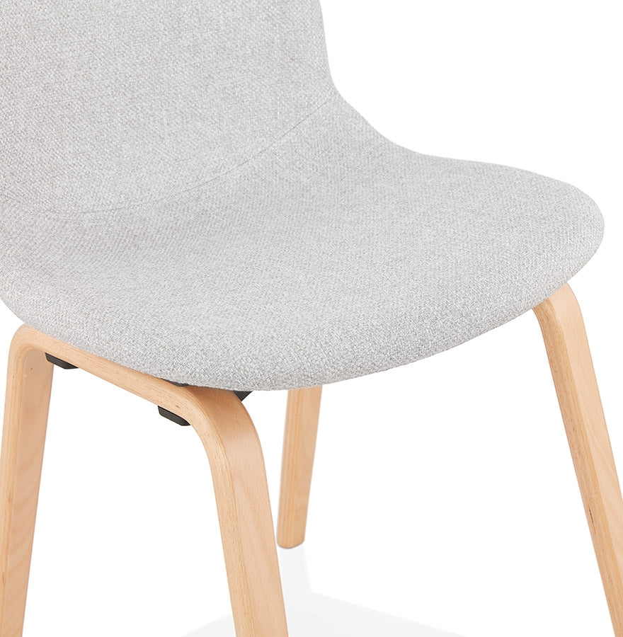 Nordluxia | Luxe eetkamerstoel – lichtgrijs – stijlvol comfort-OfficeKing