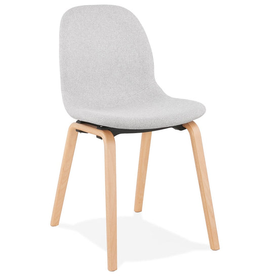 Nordluxia | Luxe eetkamerstoel – lichtgrijs – stijlvol comfort-OfficeKing