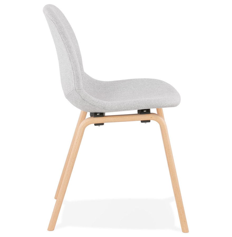 Nordluxia | Luxe eetkamerstoel – lichtgrijs – stijlvol comfort-OfficeKing