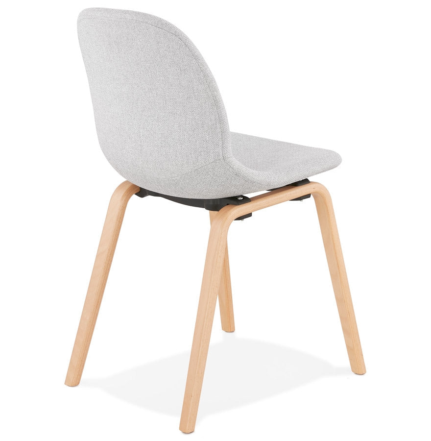 Nordluxia | Luxe eetkamerstoel – lichtgrijs – stijlvol comfort-OfficeKing