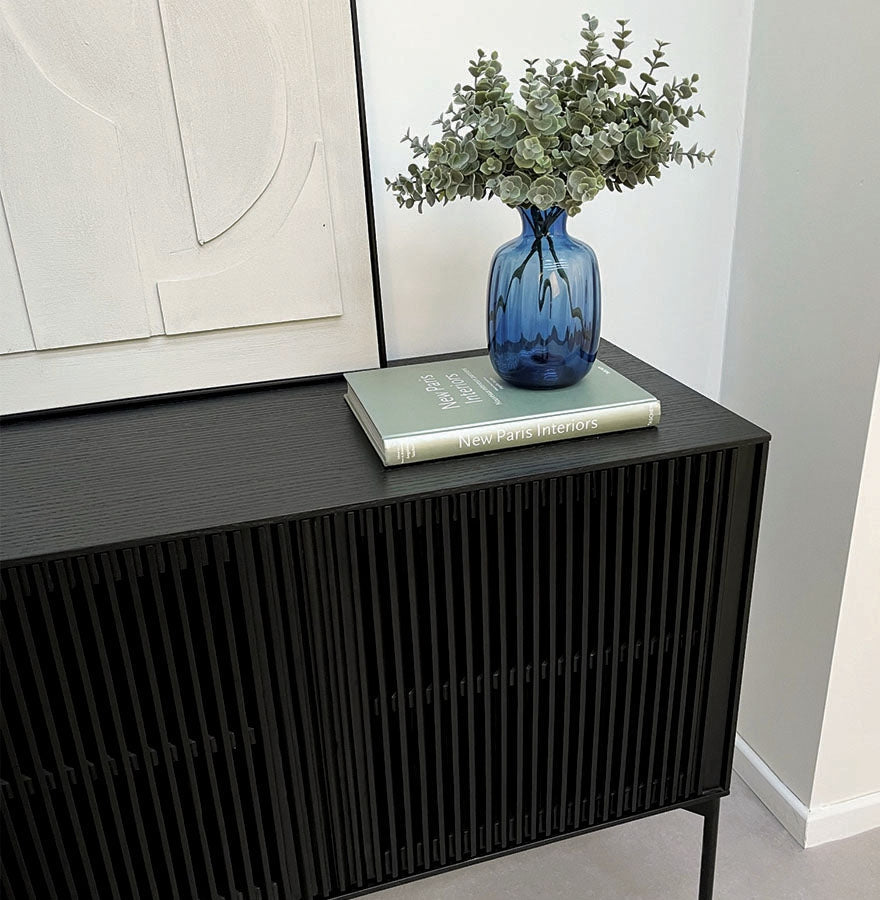 Noxara | Luxe opbergmeubel van zwart hout – stijlvol en functioneel-OfficeKing