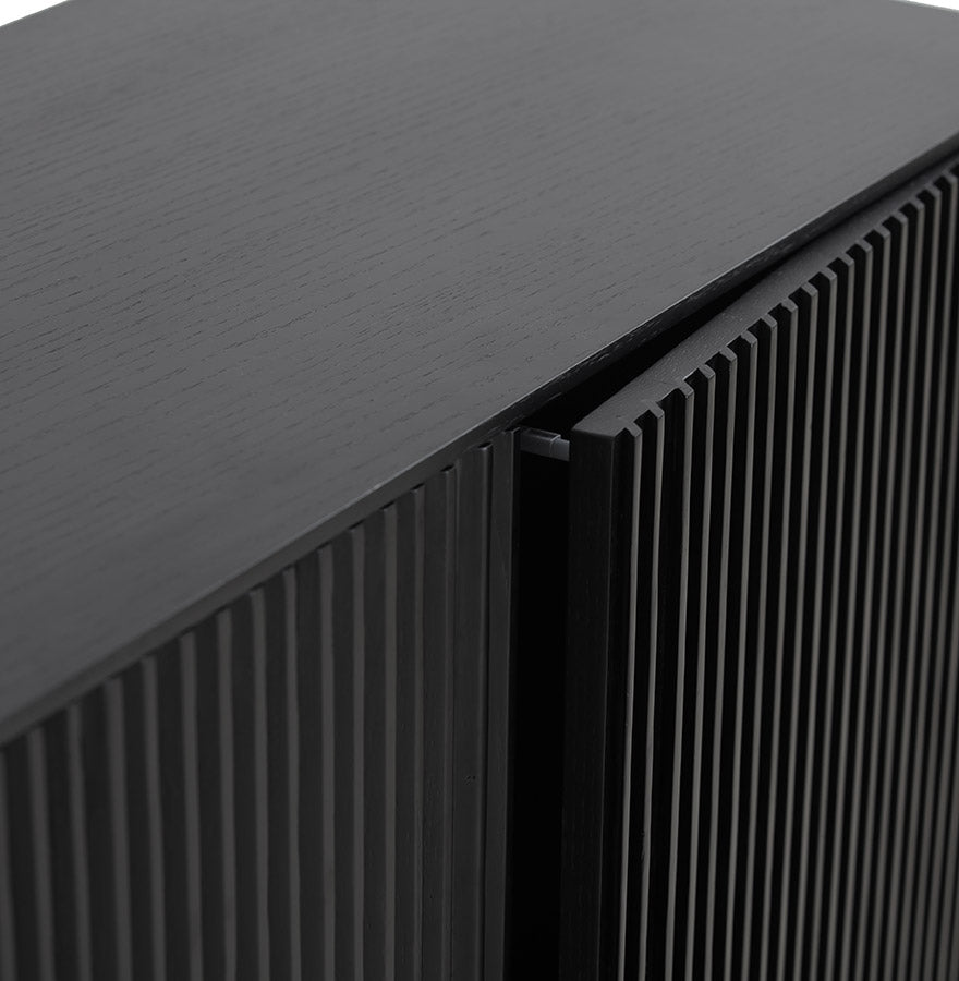 Noxara | Luxe opbergmeubel van zwart hout – stijlvol en functioneel-OfficeKing