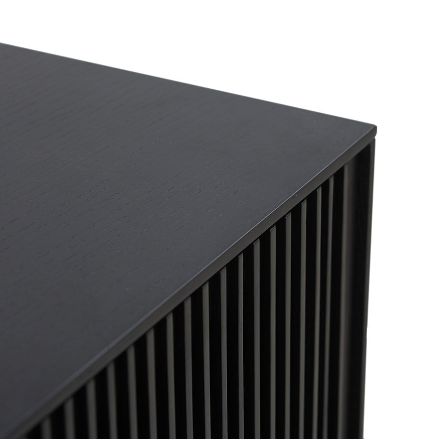 Noxara | Luxe opbergmeubel van zwart hout – stijlvol en functioneel-OfficeKing