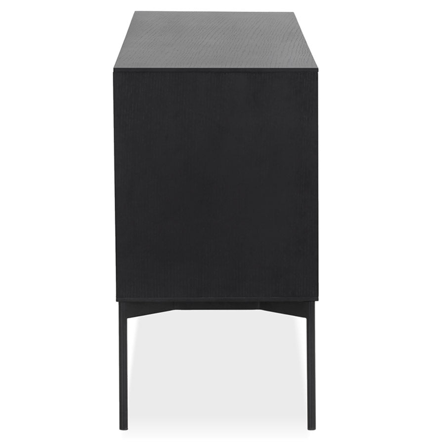Noxara | Luxe opbergmeubel van zwart hout – stijlvol en functioneel-OfficeKing