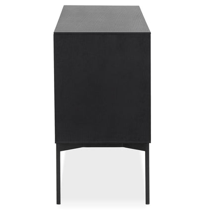Noxara | Luxe opbergmeubel van zwart hout – stijlvol en functioneel-OfficeKing