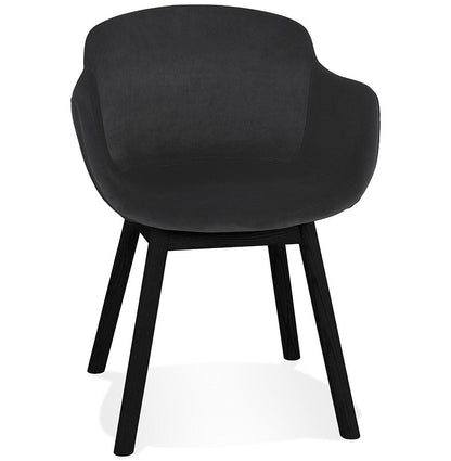 Veloria | Luxe fluwelen stoel met armleuningen - elegant en comfortabel