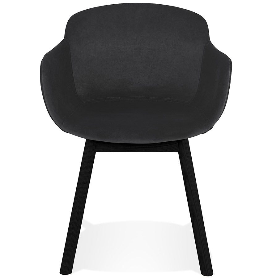 Veloria | Luxe fluwelen stoel met armleuningen - tijdloos design