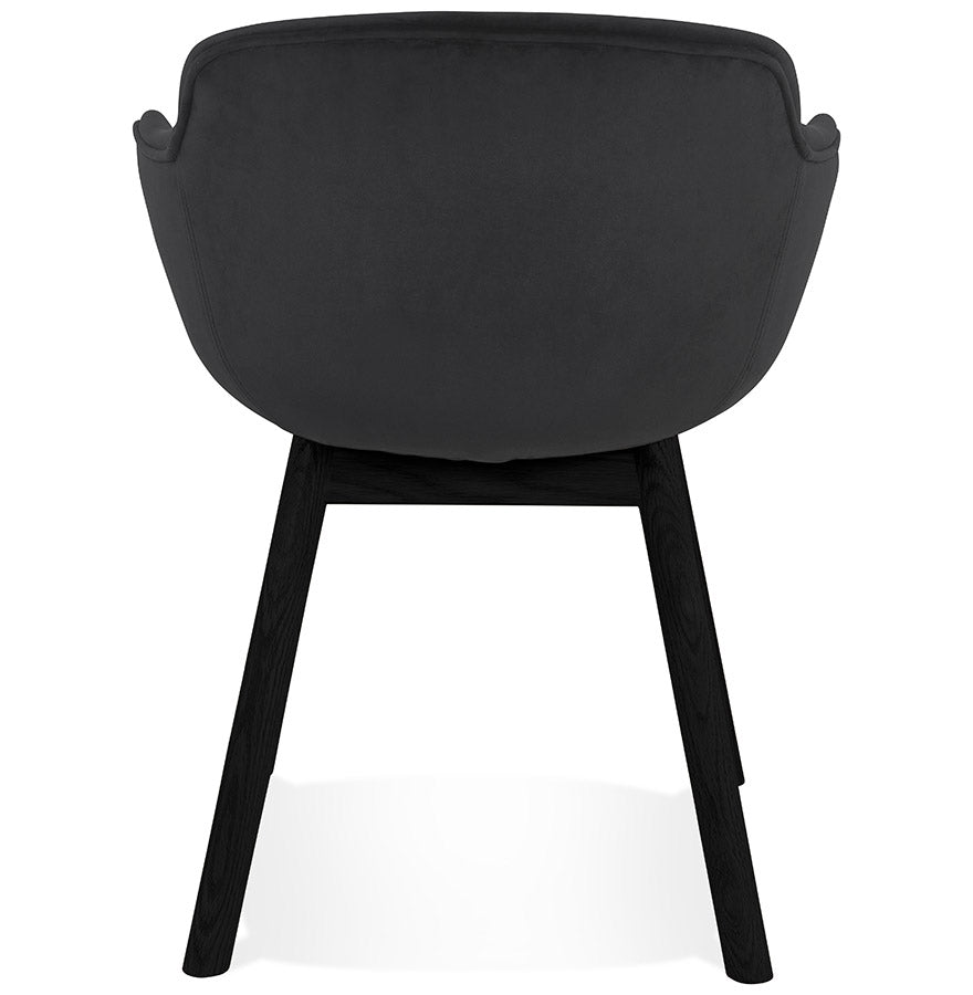 Veloria | Luxe fluwelen stoel met armleuningen - tijdloos design