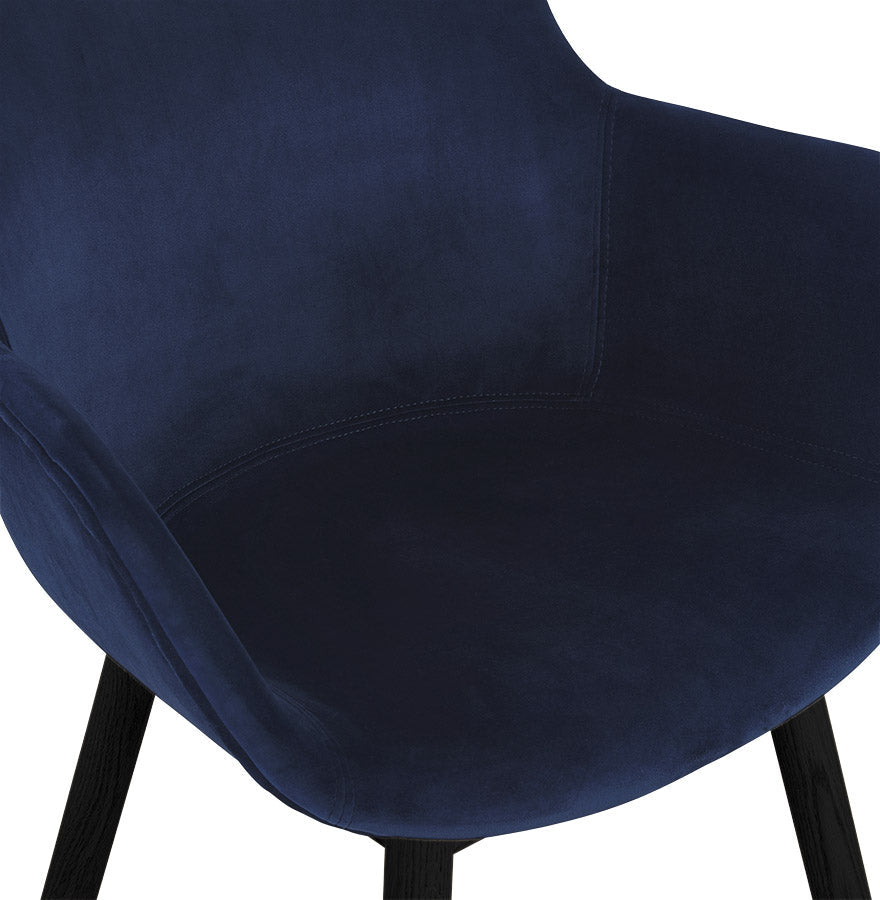 Velura | Luxe fluwelen stoel met armleuningen - elegant design