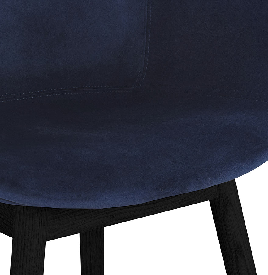 Velura | Luxe fluwelen stoel met armleuningen - elegant design