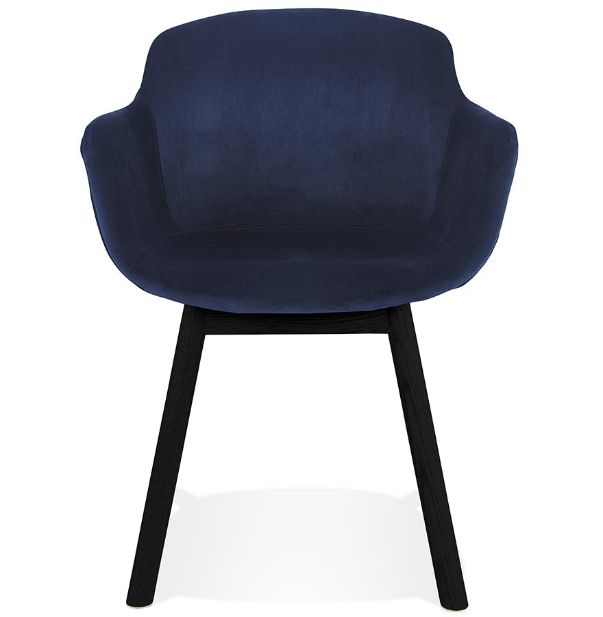 Velura | Luxe fluwelen stoel met armleuningen - elegant design