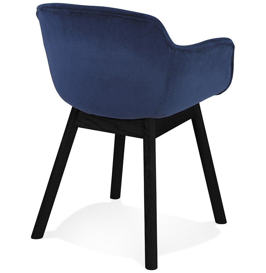 Velura | Luxe fluwelen stoel met armleuningen - elegant design