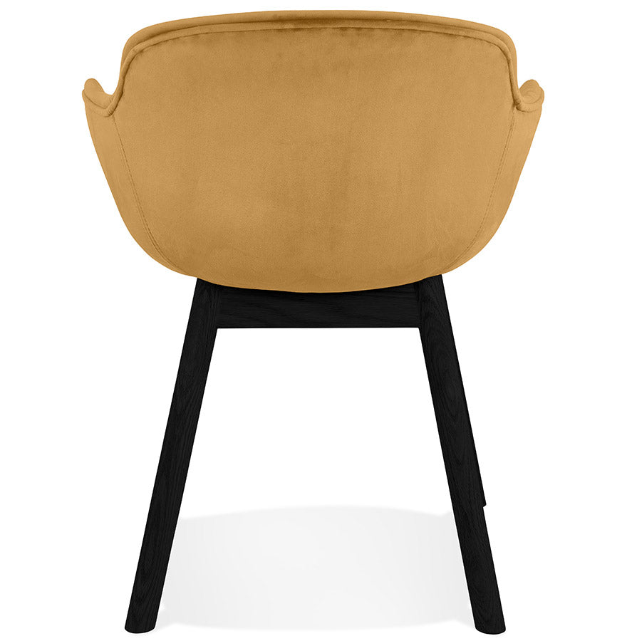 Veloria | Luxe fluwelen stoel met armleuningen - elegant en comfortabel