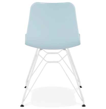 Aurelia | Luxe blauwe fauteuil met metalen voet - modern design-OfficeKing