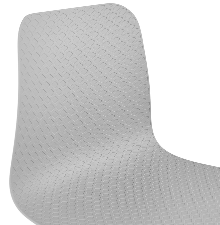Gavira | Luxe grijze stoel met metalen voet – stijlvol en modern-OfficeKing