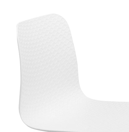 Vistara | Luxe witte stoel met metalen voet – modern design-OfficeKing