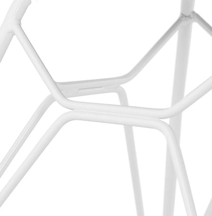 Vistara | Luxe witte stoel met metalen voet – modern design-OfficeKing
