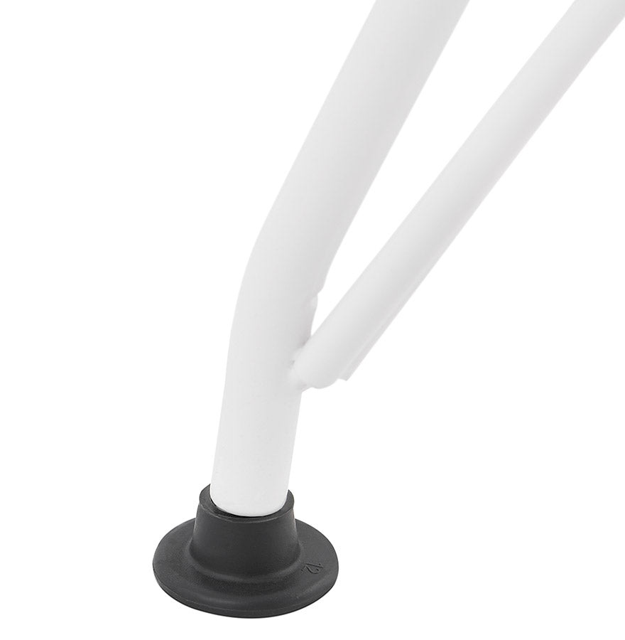 Vistara | Luxe witte stoel met metalen voet – modern design-OfficeKing