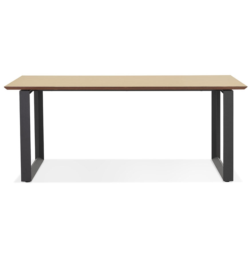 Alvoria | Elegantes Direktorialbüro – Naturholz & Metall – 180x90 cm-OfficeKing