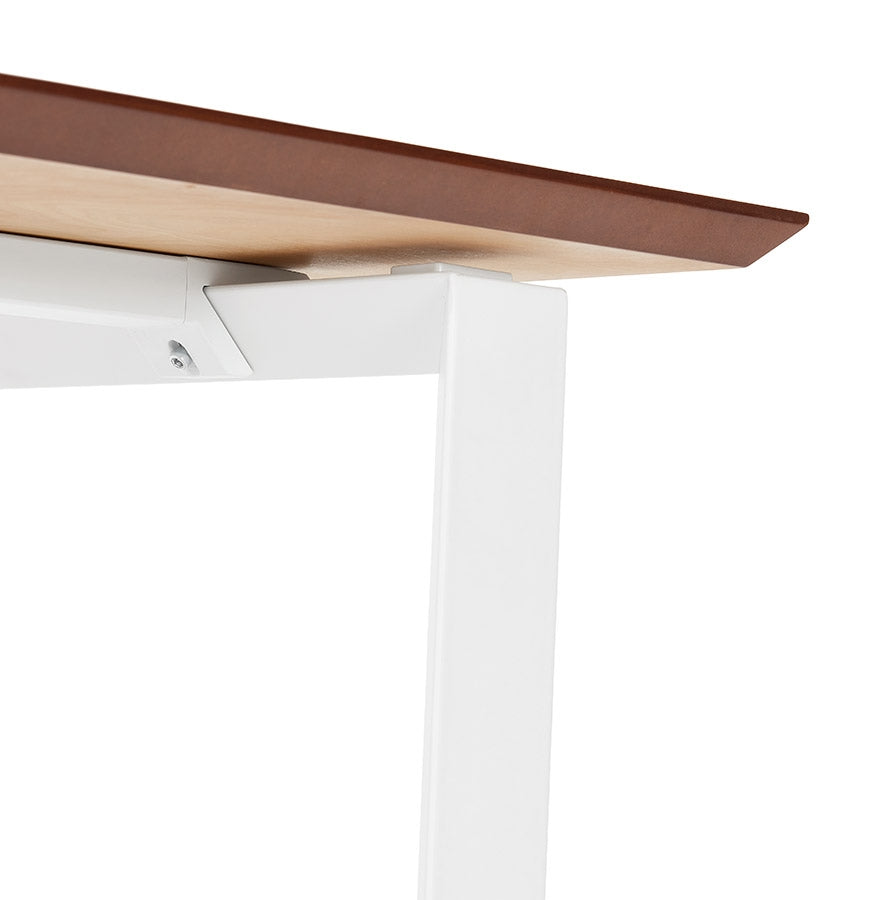 Gimara | Elegantes Büro mit natürlichem Holz und modernem Metall – 180x90 cm-OfficeKing
