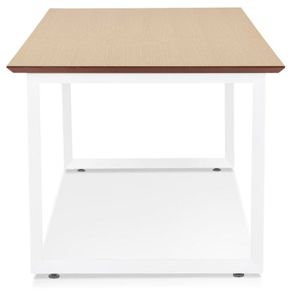 Gimara | Elegantes Büro mit natürlichem Holz und modernem Metall – 180x90 cm-OfficeKing