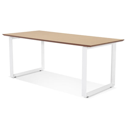 Gimara | Elegantes Büro mit natürlichem Holz und modernem Metall – 180x90 cm-OfficeKing