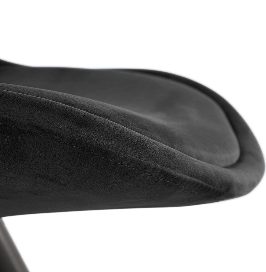Veloria | Luxe fauteuil in zwart fluweel – elegant en comfortabel