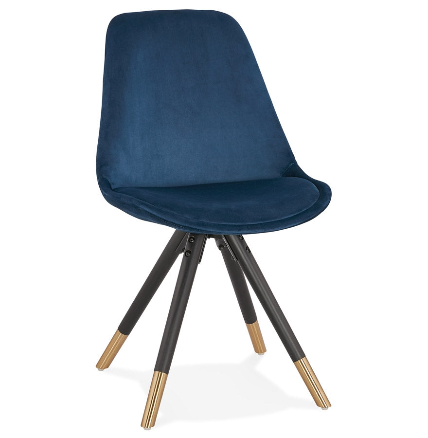 Veloria | Luxe fauteuil in blauw fluweel – elegant en comfortabel