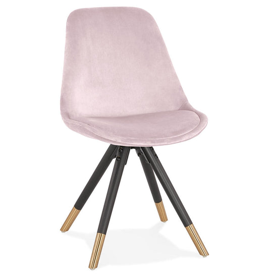Veloria | Luxe roze fluwelen stoel – elegant en stijlvol-OfficeKing