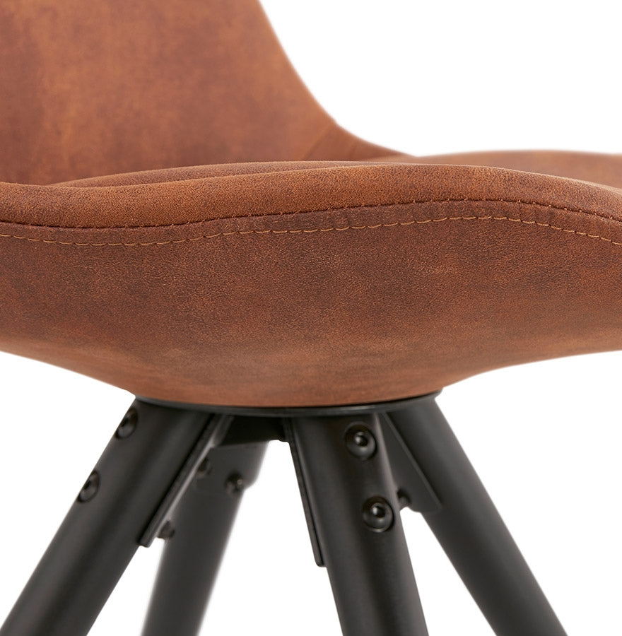 Havara | Luxe fauteuil in bruin microfiber – stijlvol en comfortabel