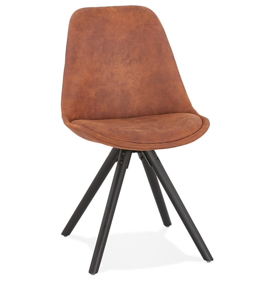 Havara | Luxe fauteuil in bruin microfiber – stijlvol en comfortabel