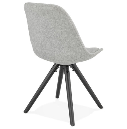 Gravitas | Luxe grijze stoel met zwarte poten – modern design-OfficeKing
