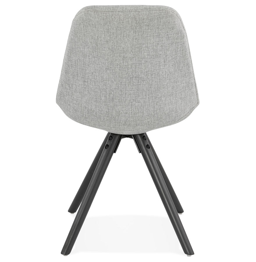 Gravitas | Luxe grijze stoel met zwarte poten – modern design-OfficeKing