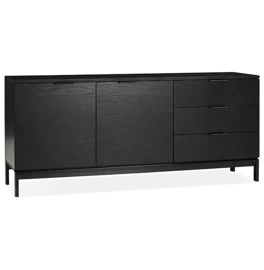 Zentara | Luxe buffet in zwart hout – tijdloos design-OfficeKing