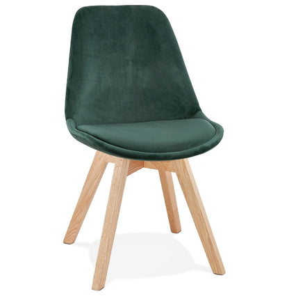 Verdevo | Luxe groene fauteuil – natuurlijk hout – stijlvol design-OfficeKing
