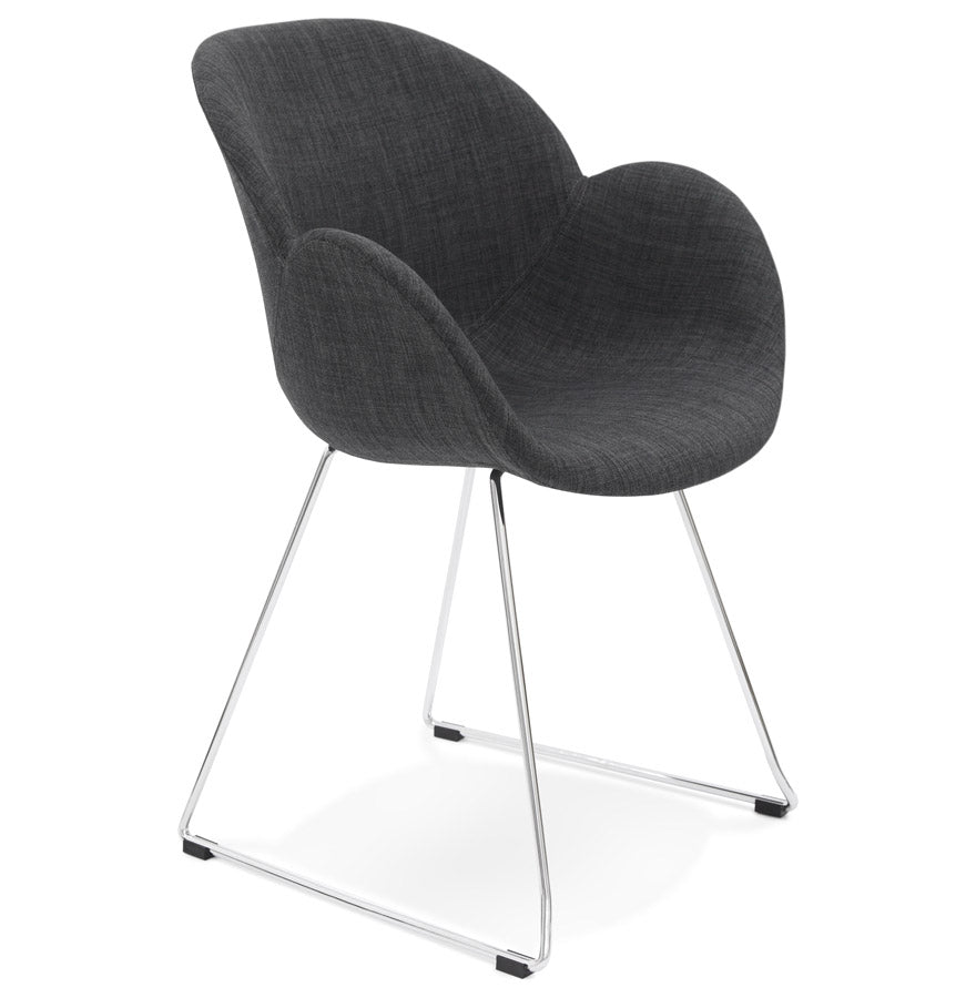 Valeria | Luxe designstoel in donkergrijs – ultiem comfort