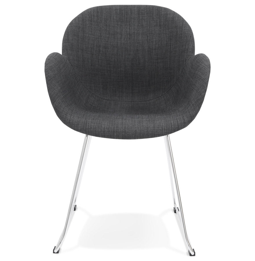 Valeria | Luxe designstoel in donkergrijs – ultiem comfort