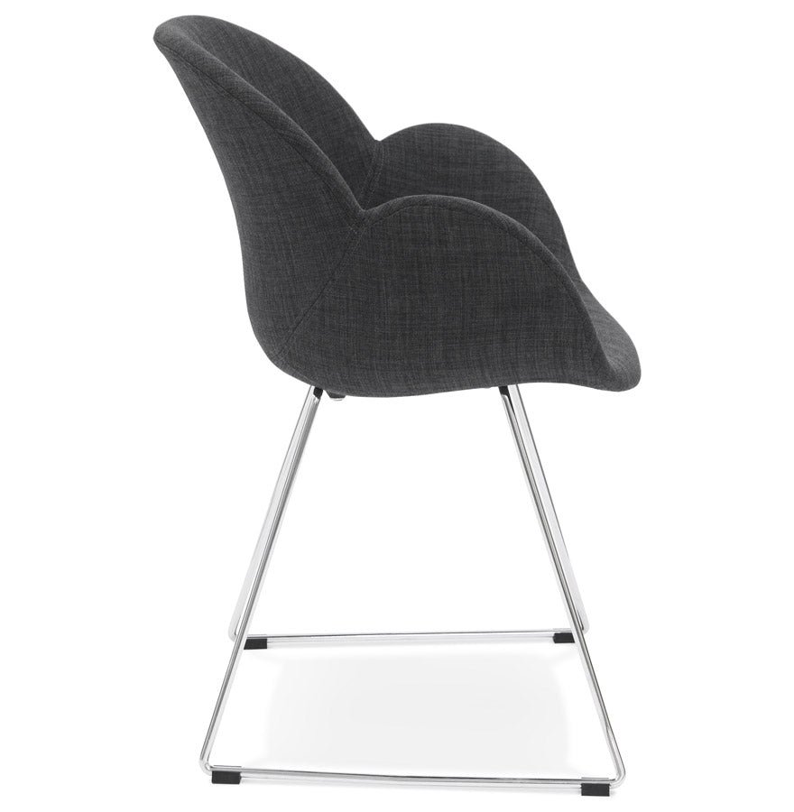 Valeria | Luxe designstoel in donkergrijs – ultiem comfort