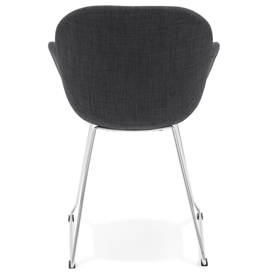 Valeria | Luxe designstoel in donkergrijs – ultiem comfort